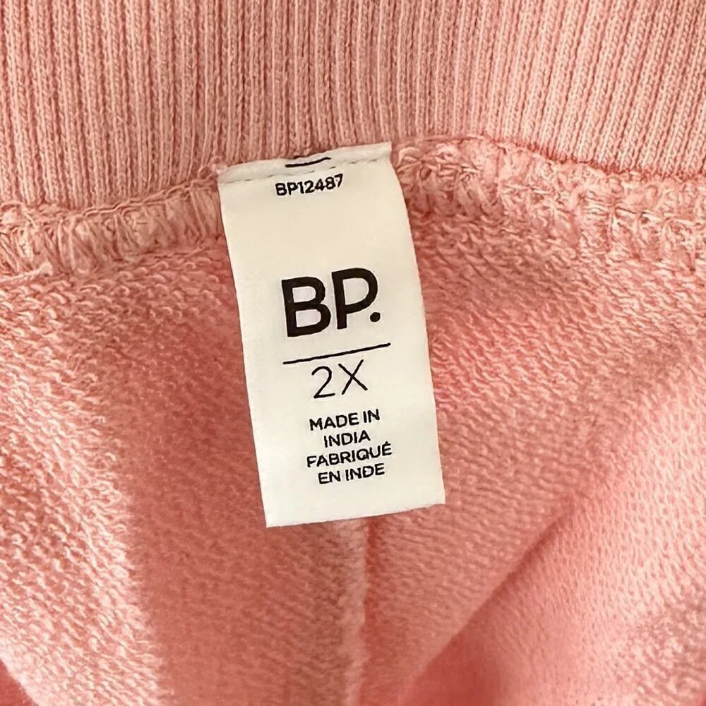 NWT bp Coral Women's Pull-On Organic Loungewear Comfort Shorts - 2X - Picture 2 of 5